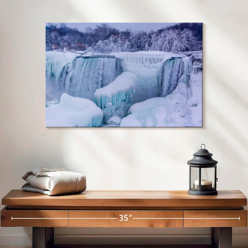 Alvord Frozen Niagara Falls, H 16 po x l 24 po