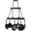 Harmony Handcrafted Hanging Pot Rack