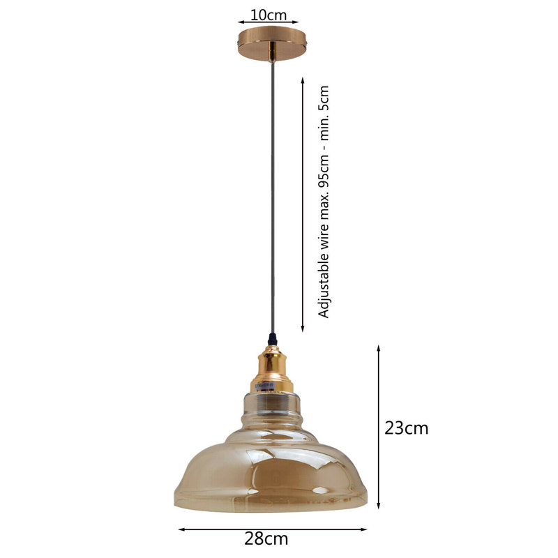 Auer 1 - Light Amber Pendant