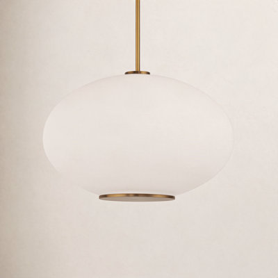 Illusion Single Light Glass Dimmable LED Pendant