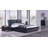 One Vegan Leather Platform Bed-1976394685