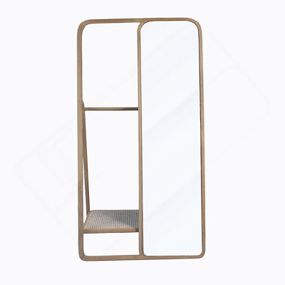 38 x23 x71.5" Clothes Hanger With Mirror,Large