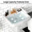 Dynasty 35.5" Tall Rectangular Vitreous China Pedestal Bathroom Sink with Overflow-98982196-96123262