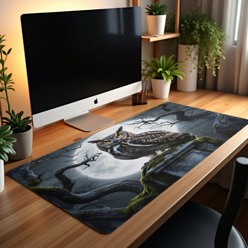 Polyester Desk Pad, 14.4x12.1