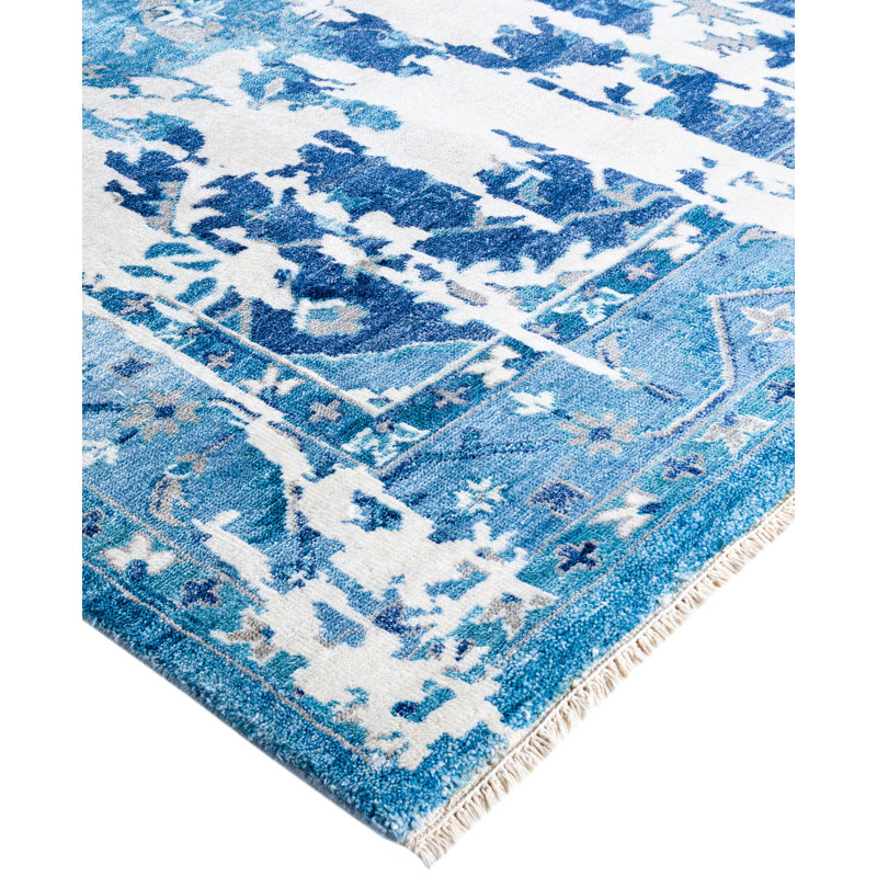 Overdyed One-of-a-Kind 8' 1" X 10' 1" Hand Knotted Area Rug