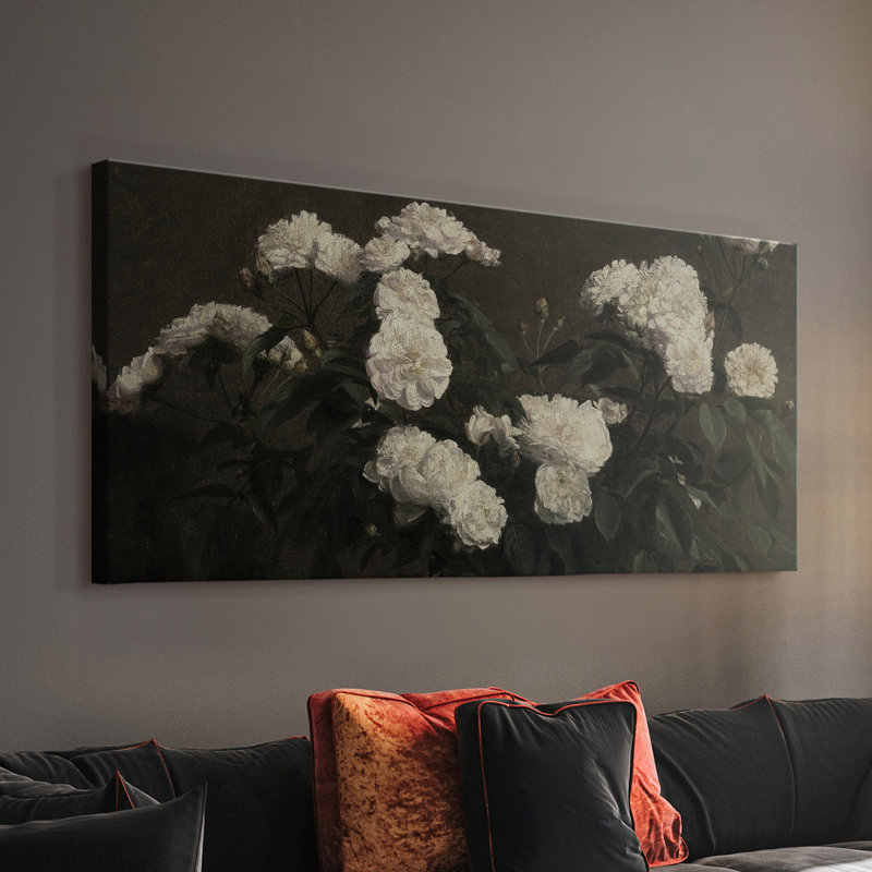 Botanical Series-CD XXVI - Toile tendue avec châssis - Prêt à accrocher, H 16 po x l 32 po