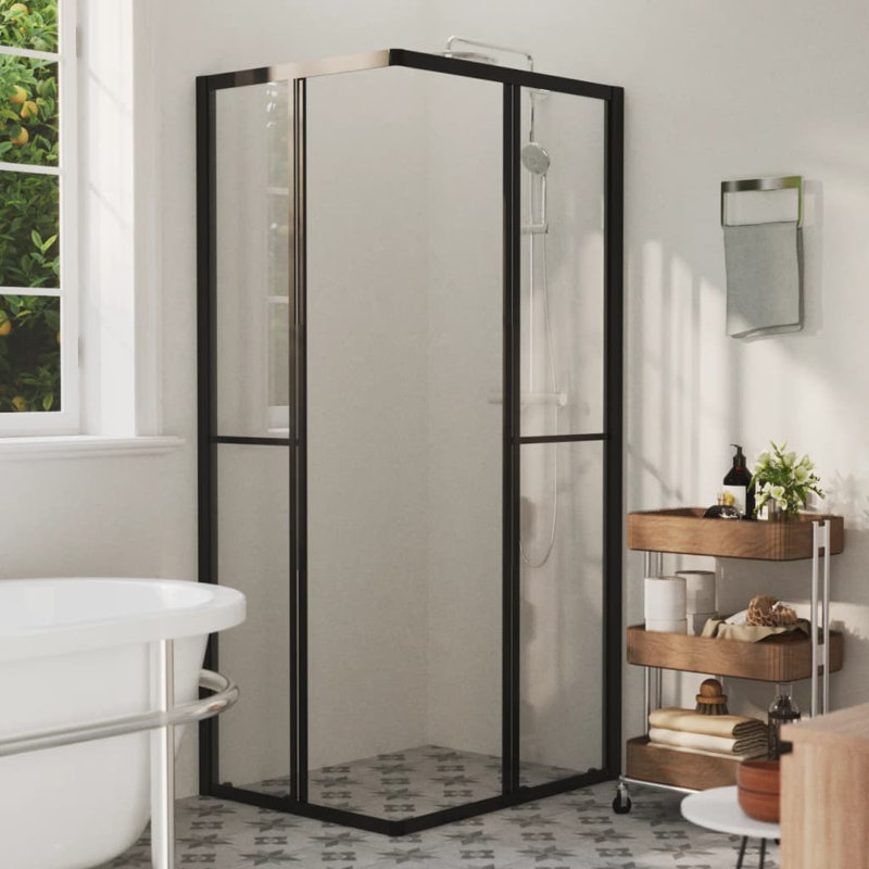 Cabine de douche Vidaxl ESG 35,4 po x 27,6 po x 70,9 po