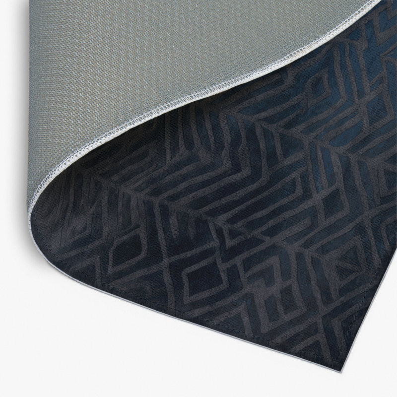 Tapis gris intérieur et extérieur Trellis, Rectangulaire 2 pi x 3 pi