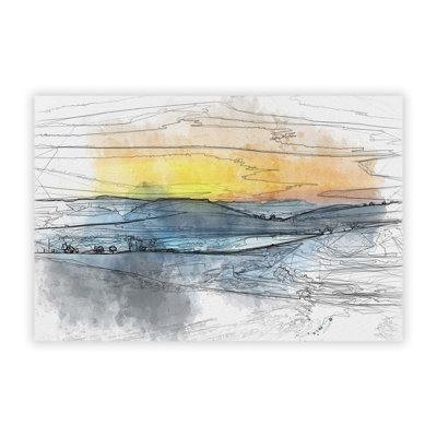 Sunrise over a Tea Plantation - Frameless Print