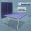 Table de ping-pong pliable et portable Kendric avec filet et raquettes