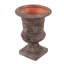 Pot de fleurs Giordano Classic MGO de 52,4 cm de hauteur, avec coupe cannelée, poignées en volute et socle, idéal pour le jardin et la terrasse.-137128703-137128705