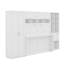 Lit escamotable Murphy avec placard, tiroirs et tablettes-1459982220