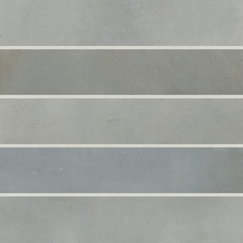 Carreau de porcelaine 2,5 po x 12 po Celine, Bleu