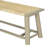 Farmhouse Modern Solid Wood Rattan Bench-634086198