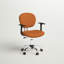 Chaise de bureau pivotante rembourrée à dossier moyen en maillage Wayfair Basics®-151915373-151915380