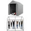 3.9 Ft. W X 5.9 Ft. D Polyethylene Portable Carport-133596874