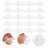 100Pcs Non-Nail Wall Hanging Suction Top Small Disc Transparent Hooks Disc Hooks