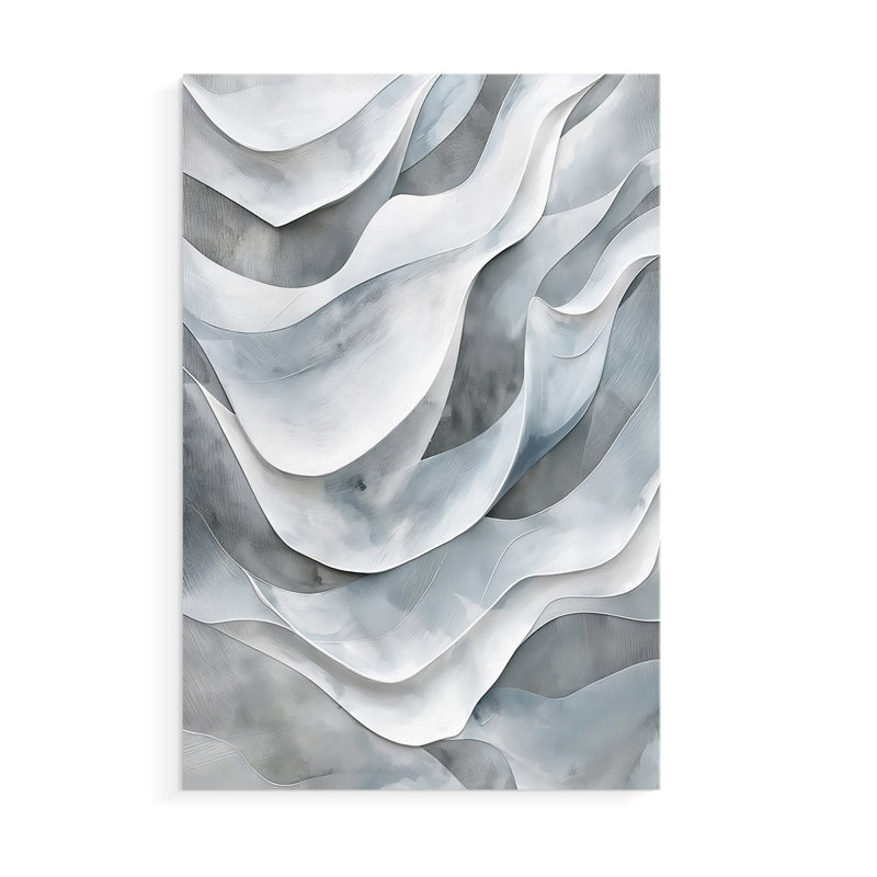 Série ABSTRACT CDLV III - Impression sur toile seulement - NON CADRE, H 48 po x l 32 po
