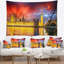 Tapisserie, paysage urbain, coucher de soleil, vue de Londres-28503526