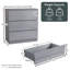 Taniesha 4 Piece Bedroom Set (2 Drawer Bedside Chest X2, 3 Drawer Chest, 2 Door 2 Drawer Wardrobe), (100% FSC)-578762284