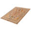 Tapis gris nouvel âge en laine 5 pi 1 po x 6 pi 7 po Zariea