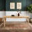 Extendable Rectangular Dining Table with Removable Leaf