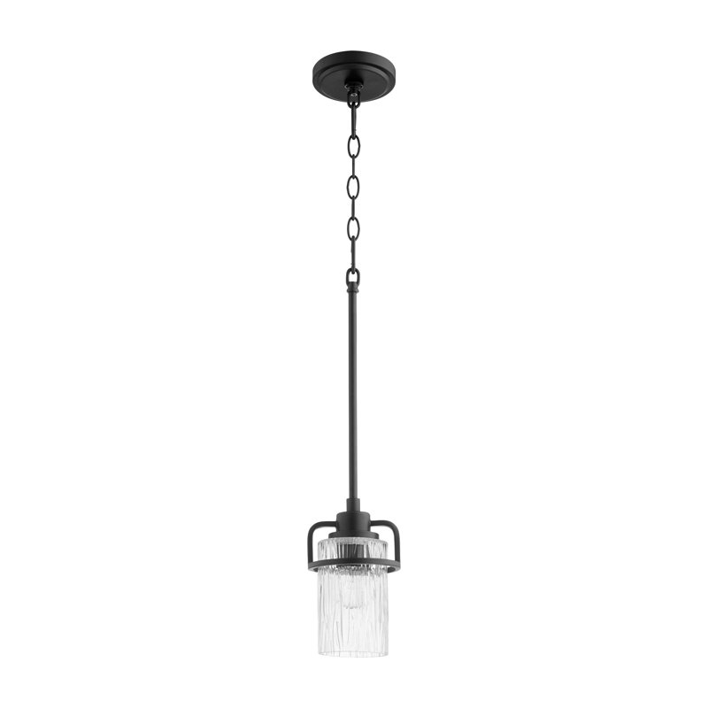 Luminaire suspendu cylindrique simple à 1 lumière Maddi