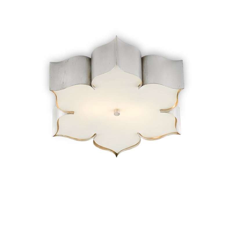 Plafonnier encastré 2 lumières Grand Lotus