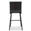 Fauteuil en polyuréthane 29 po brun foncé pour l'extérieur, assise confortable, matériau durable, décoration de jardin à l'extérieur, cadre météo, rassemblement-1179162999