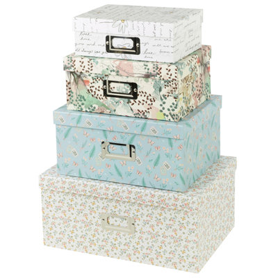4 Piece Decorative Box Set