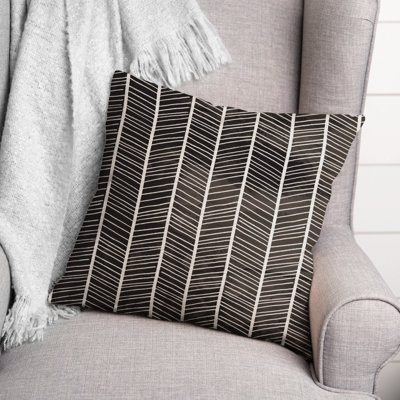 Chevron Outdoor Reversible Throw Pillow