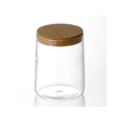 Pot de rangement en verre