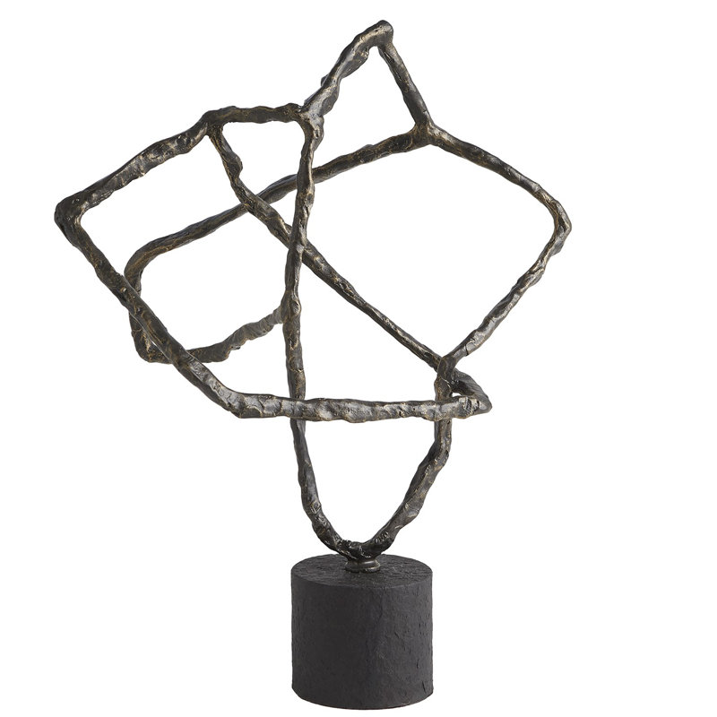 Sculpture enchevêtrée - Bronze