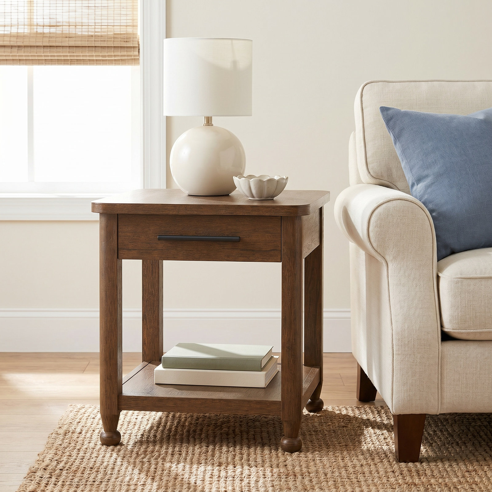 Billie 22" Oak End Table