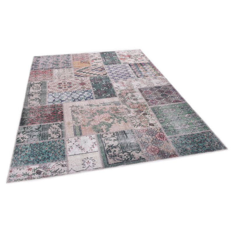 Oriental; Patchwork Area Rug, Rectangular 140 x 200cm