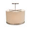 Lustre tambour 4 lumières à abat-jour Zeb