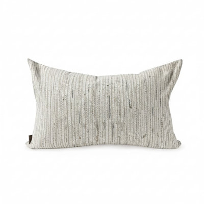 Coussin d'intérieur/extérieur en nacre d'ormeau naturelle 14x22