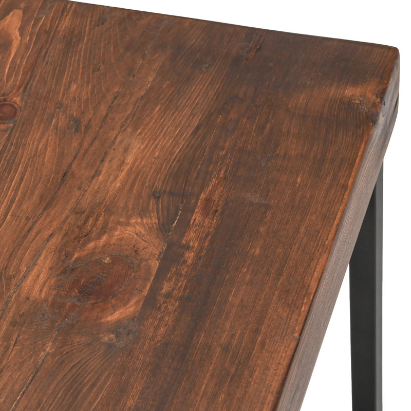 Tabouret de bar et de comptoir en bois massif, Tabouret de comptoir (assise de 24 po de hauteur)