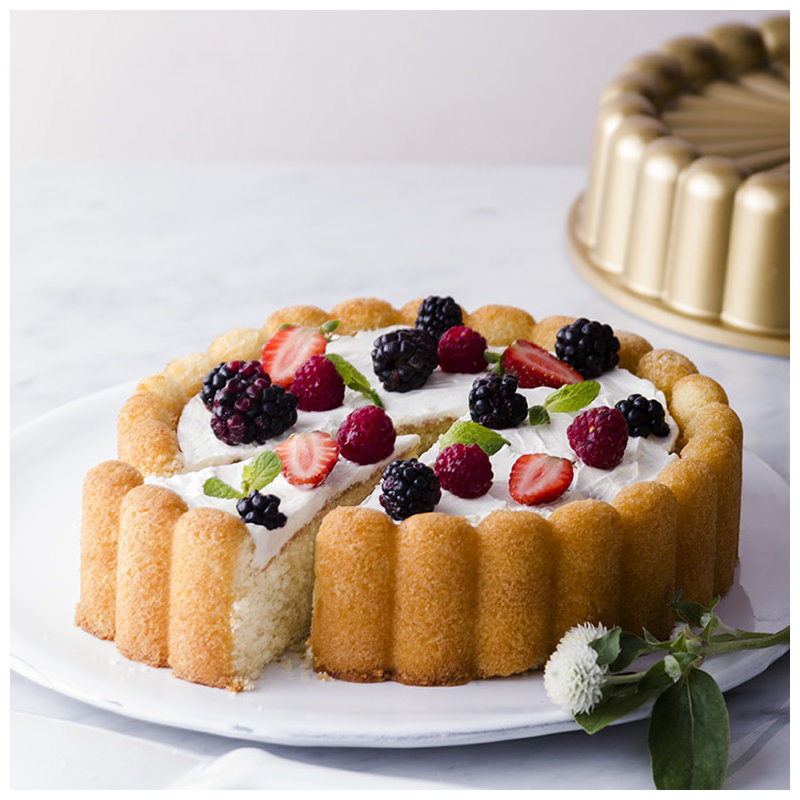 Nordic Ware Non-Stick Round Charlotte Cake Pan