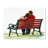 " Couple On Bench " by The Macneil Studio-21937859
