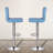 Defoor Siebeld Swivel Adjustable Height Bar Stool-1292362130-1292362142