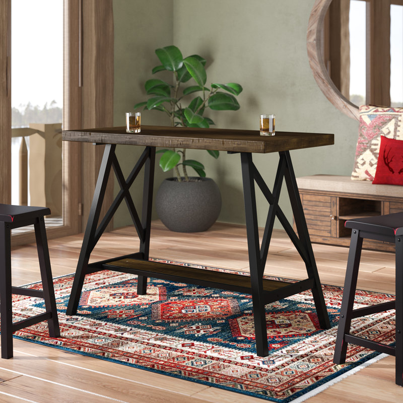Jerrilyne Metal Base Dining Table