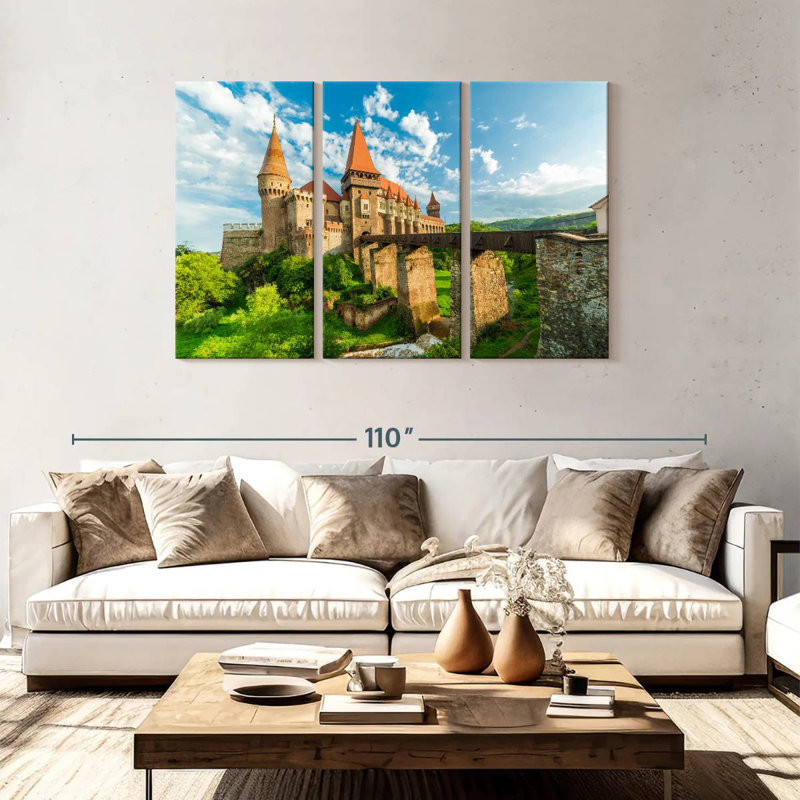 Château de Corvin en Roumanie, H 48 po x l 74 po
