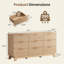 Commode cannelée Celyn, commode moderne, rangement en bois-1078395492