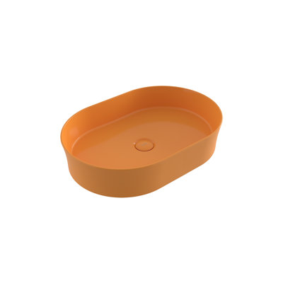 Sottile Slim Line Countertop Basin - 55x38cm, 0TH