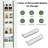 Wall Spice Rack with Adjustable Racks