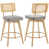 Gray Linen Seat/ Natural Frame est en rupture de stock