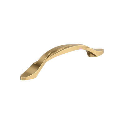 Intertwine 3-3/4 inch (96mm) Center-to-Center Champagne Bronze Cabinet Pull - 10 Pack