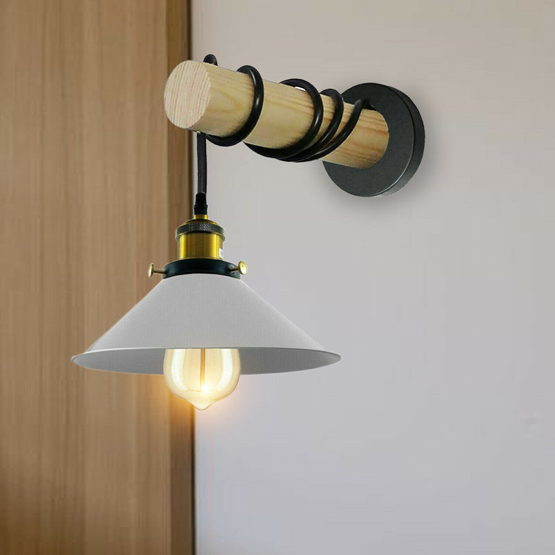 Cielito Armed Sconce, No, White
