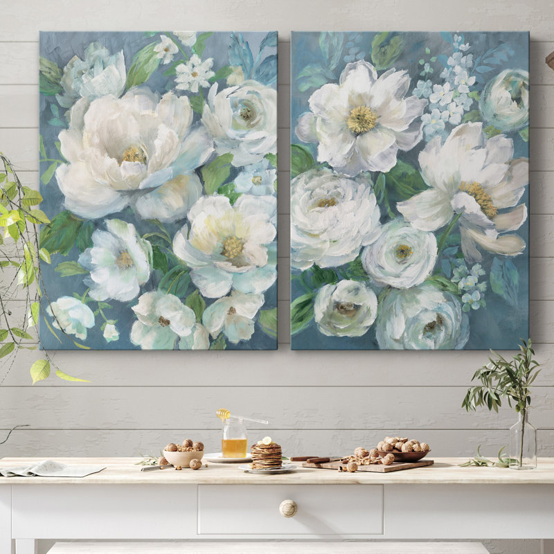 Cottage Radiance I - ensemble de 2 reproductions, H 12 po x l 16 po x P 1 po, Toile tendue, Pas de tapis